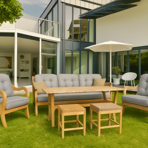 Relax Koleksiyonu Doğal Ahşap Masa Sandalye Bahçe Takımı